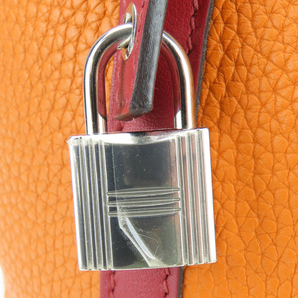 Hermes Picotin Rock 18 PM Handbag Orange