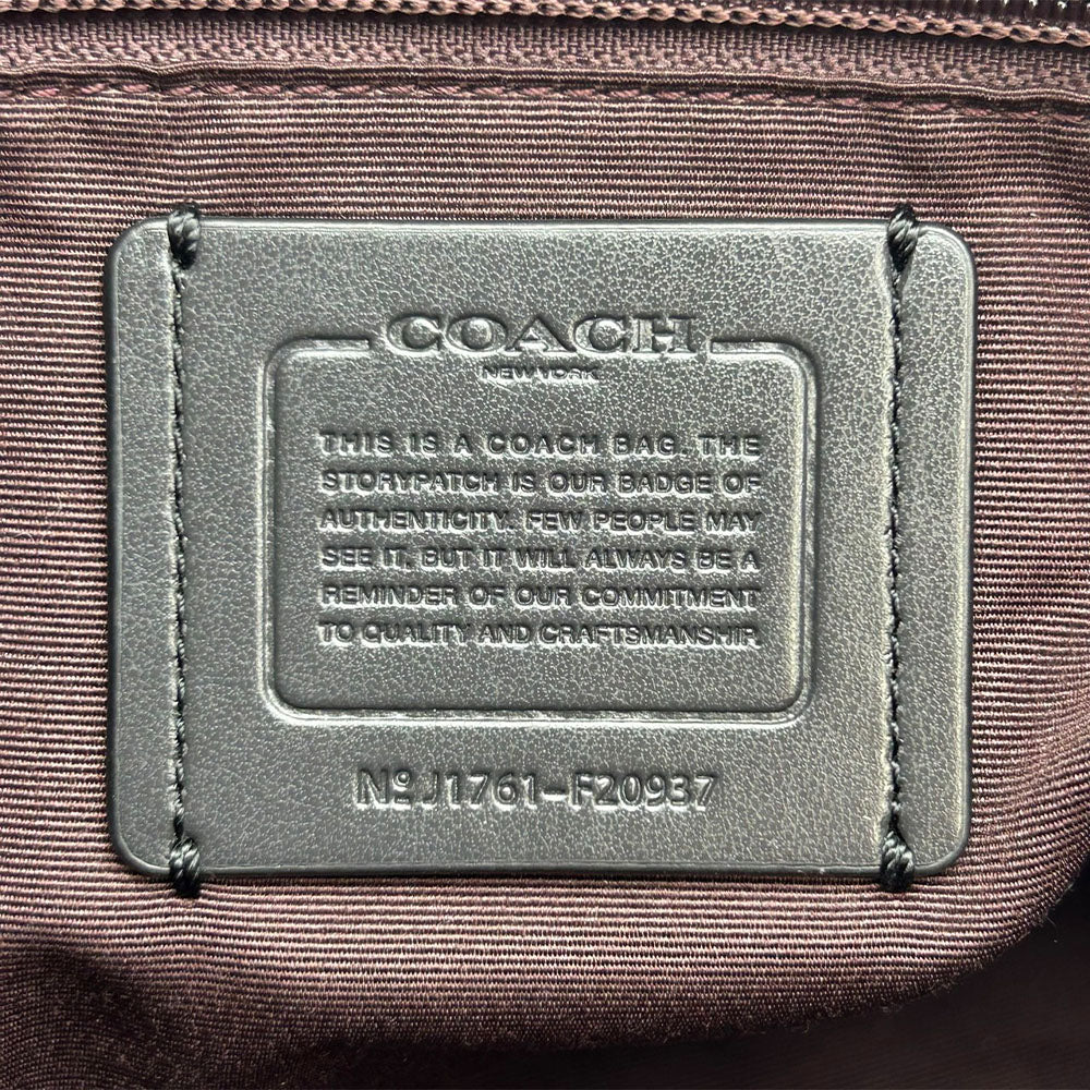 Coach Canvas Leather Shoulder Bag F20937