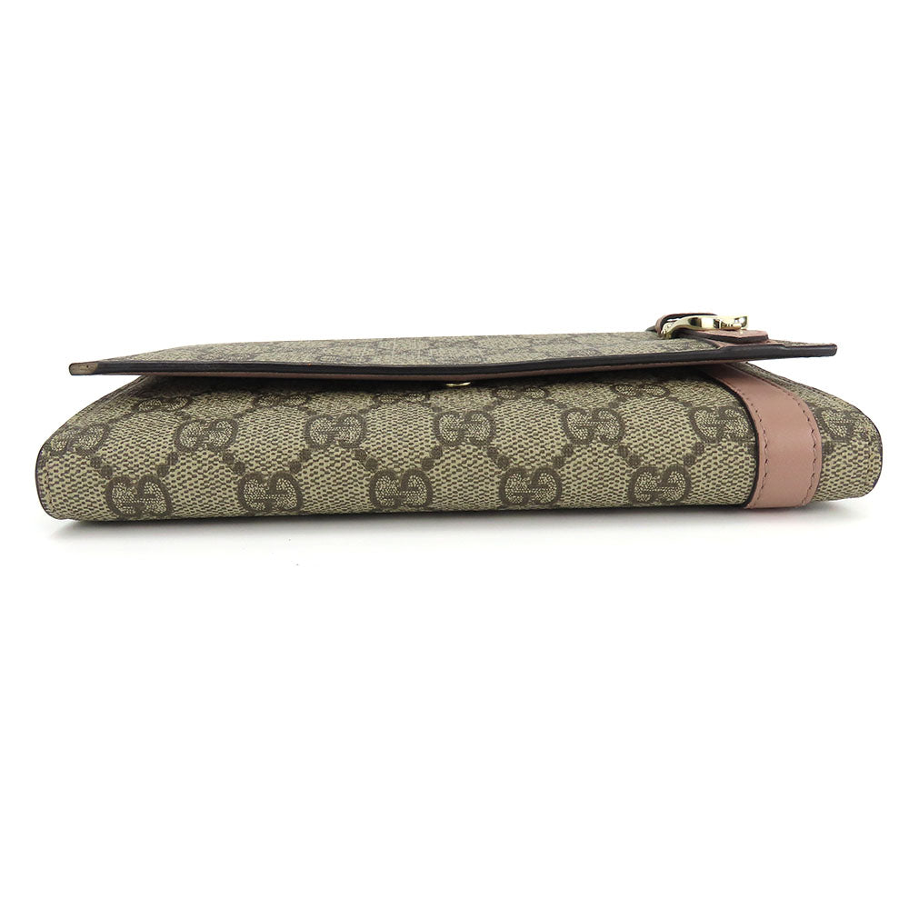 Gucci GG Supreme Canvas Leather Long Wallet