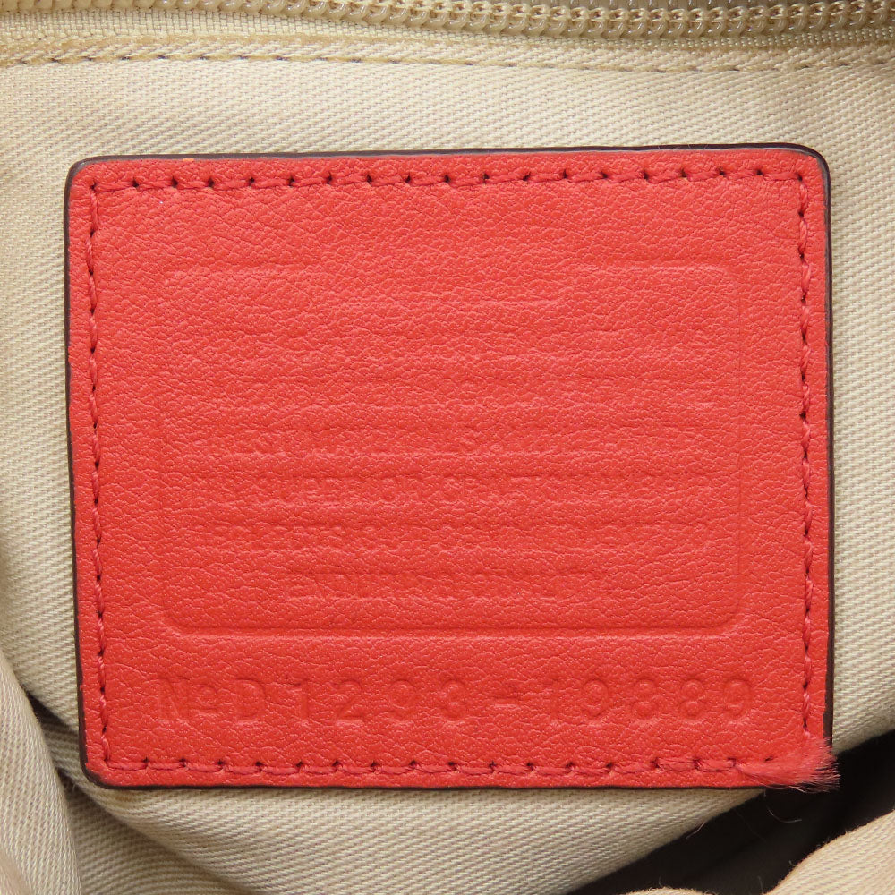 Coach Leather Shoulder Bag 19889 Red