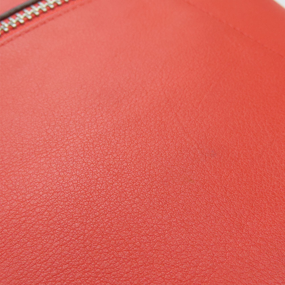 Coach Leather Shoulder Bag 19889 Red