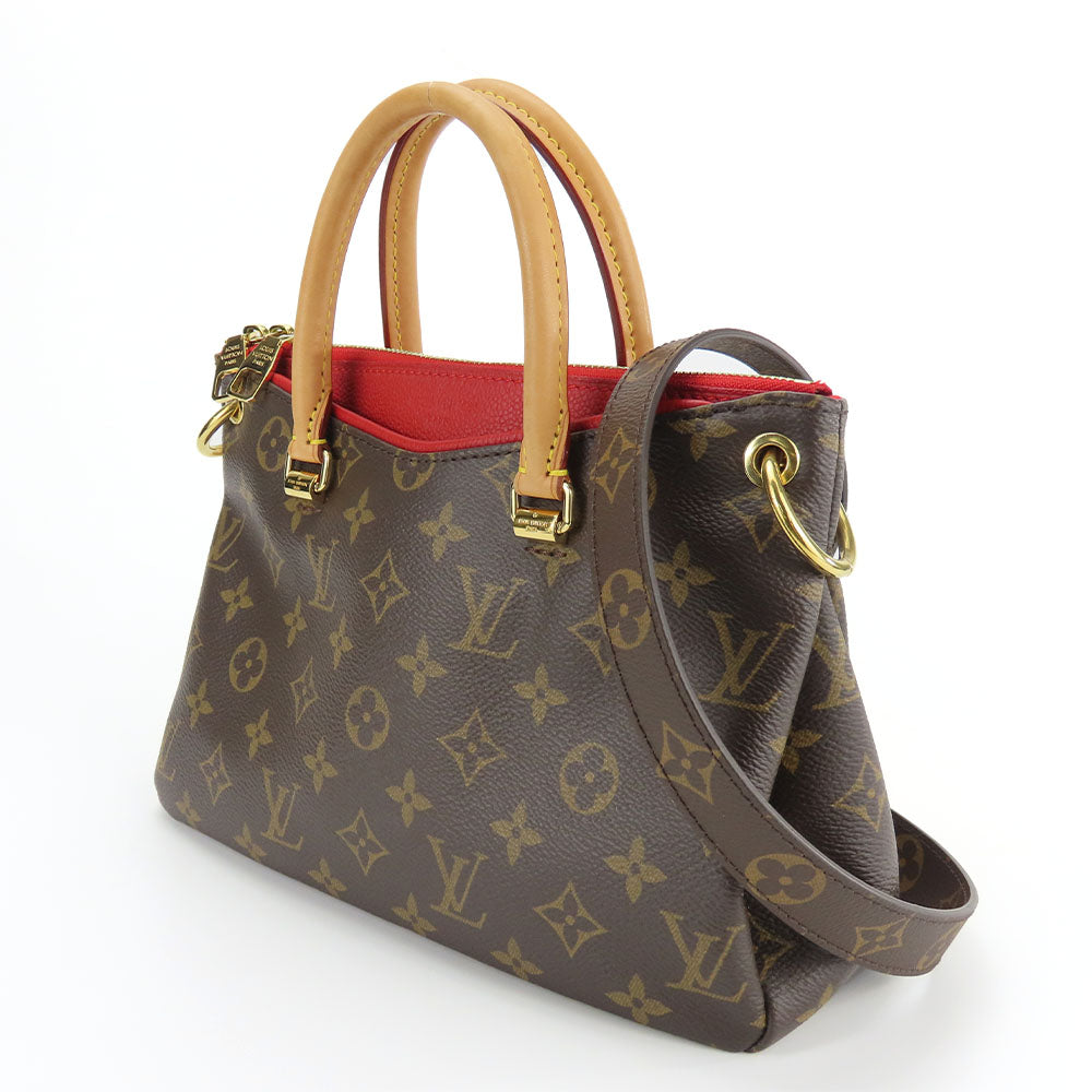 Louis Vuitton Monogram Leather Handbag Palas BB