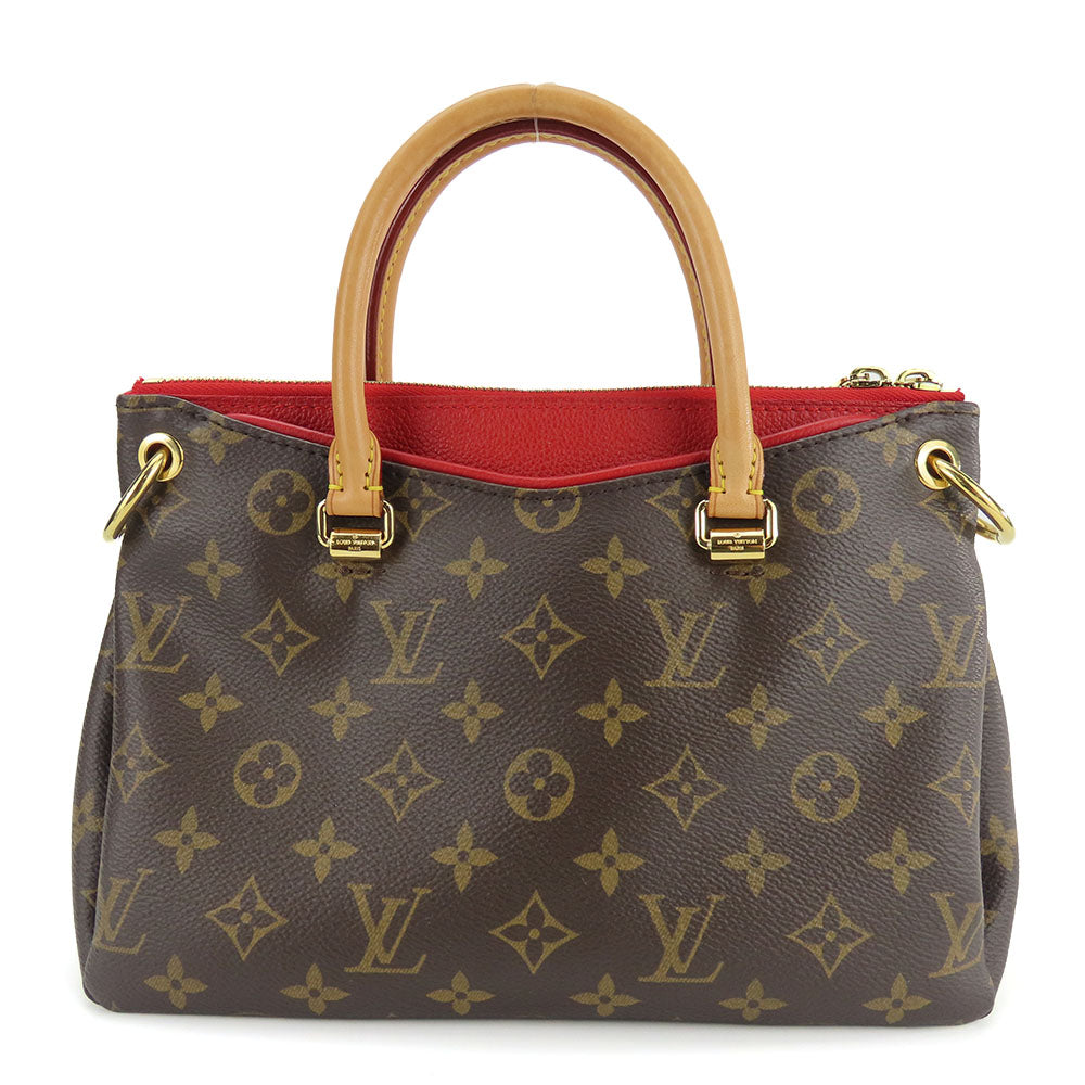 Louis Vuitton Monogram Leather Handbag Palas BB