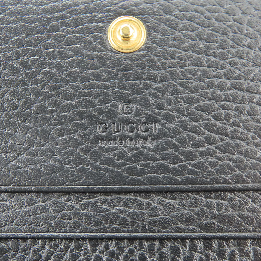 GUCCI Bifold Wallet GG Supreme Canvas Leather