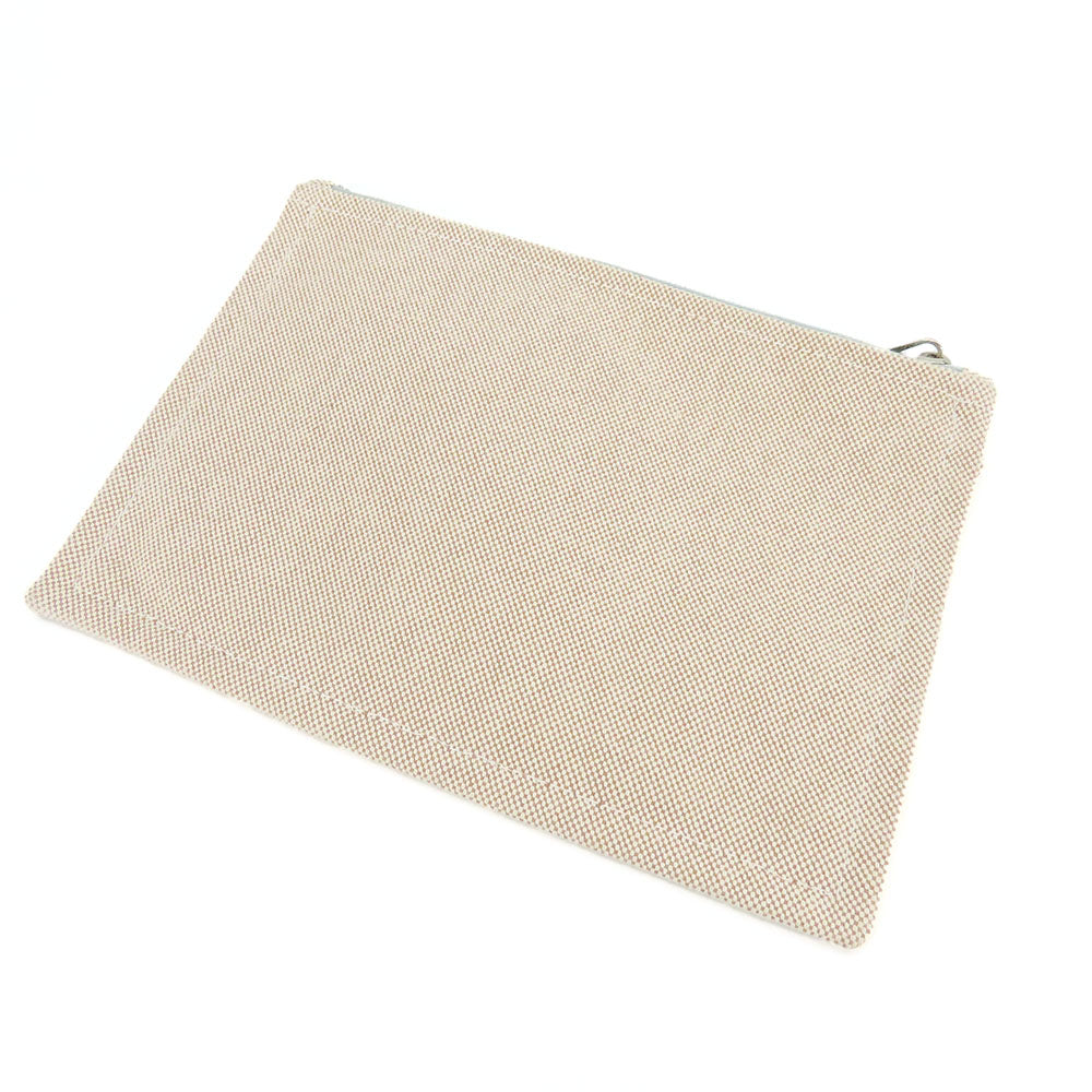 Hermes Canvas Pouch New Yotting PM Beige