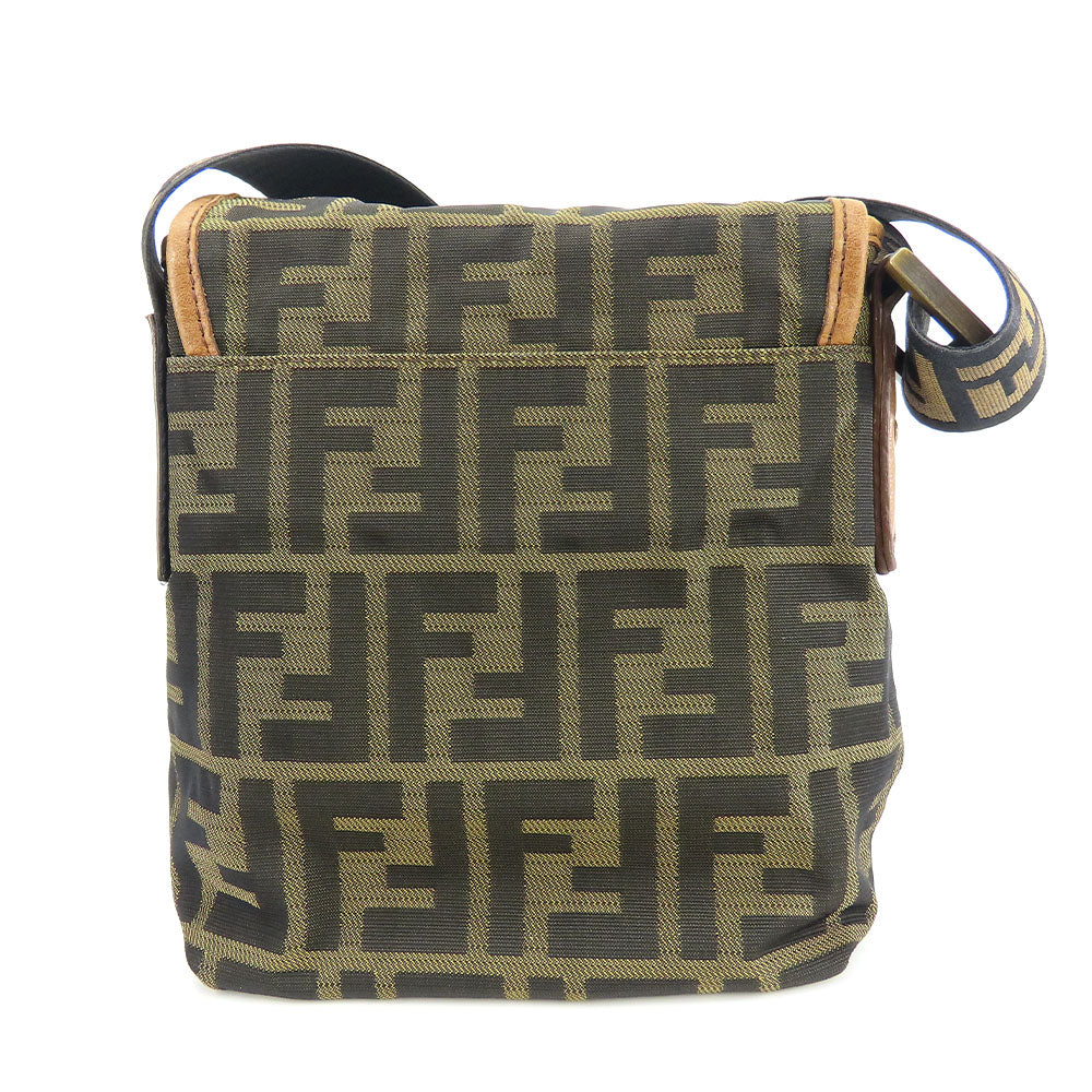 Fendi Canvas Leather Shoulder Bag 7VA155