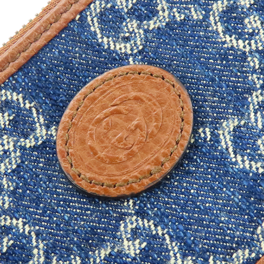 Gucci GG Denim Coin Card Case 697717