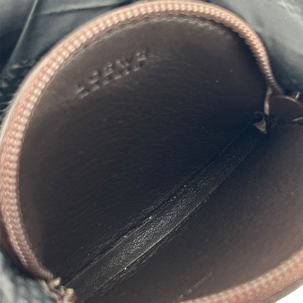 Loewe Anagram Leather Coin Case Brown