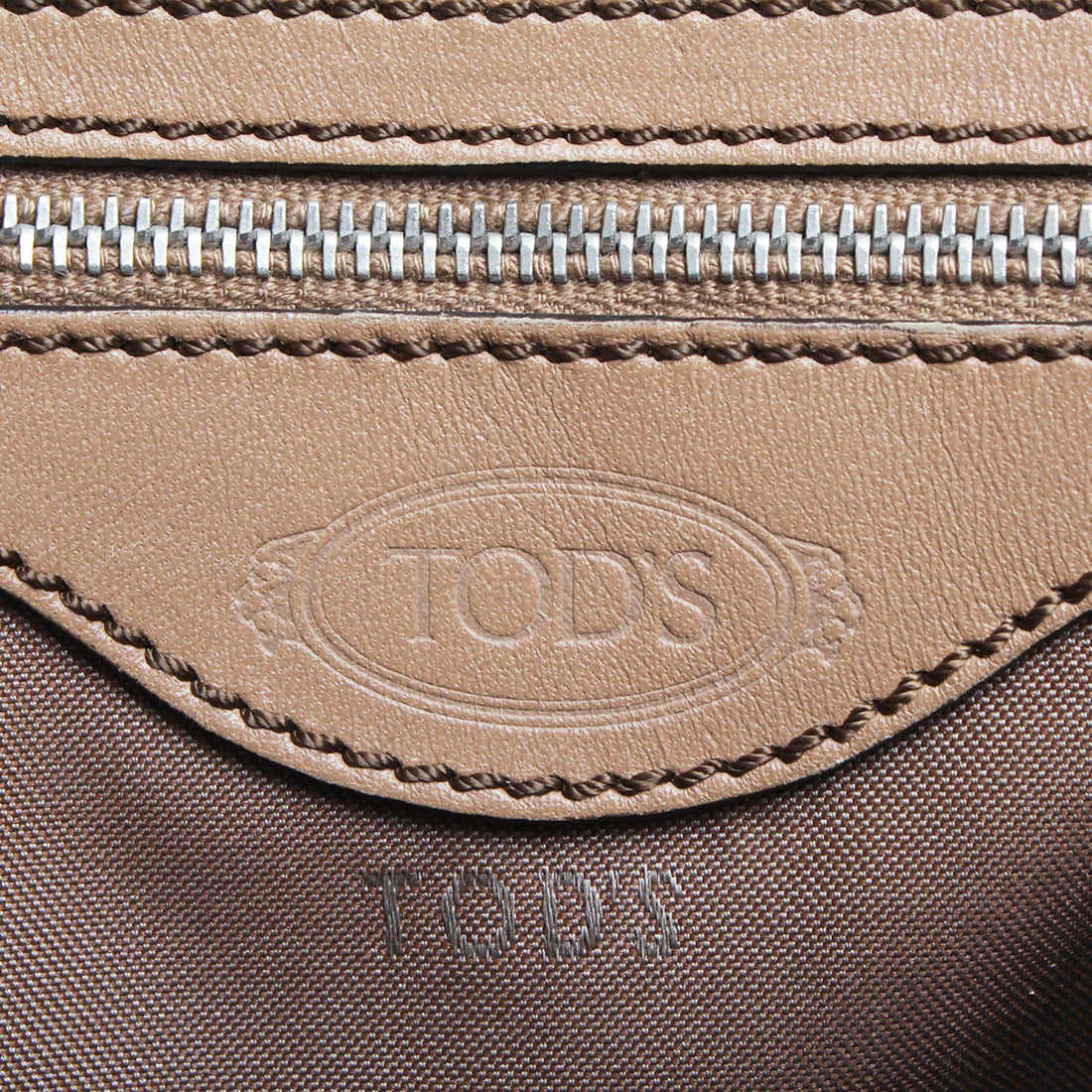 Tod's Coated Canvas Tote Bag Canvas Tote Bag AO25 in Great Condition