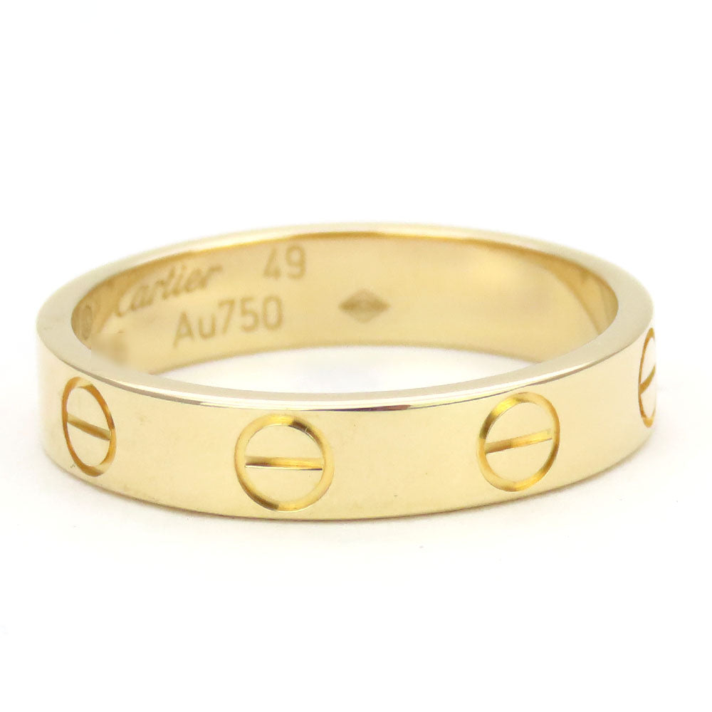 Cartier Mini Love Ring K18 Yellow Gold #9