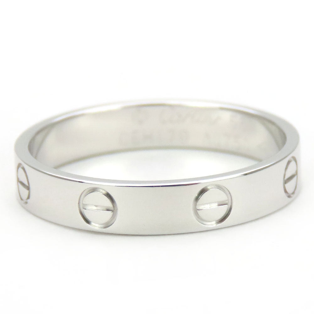 Cartier Mini Love Ring K18 White Gold