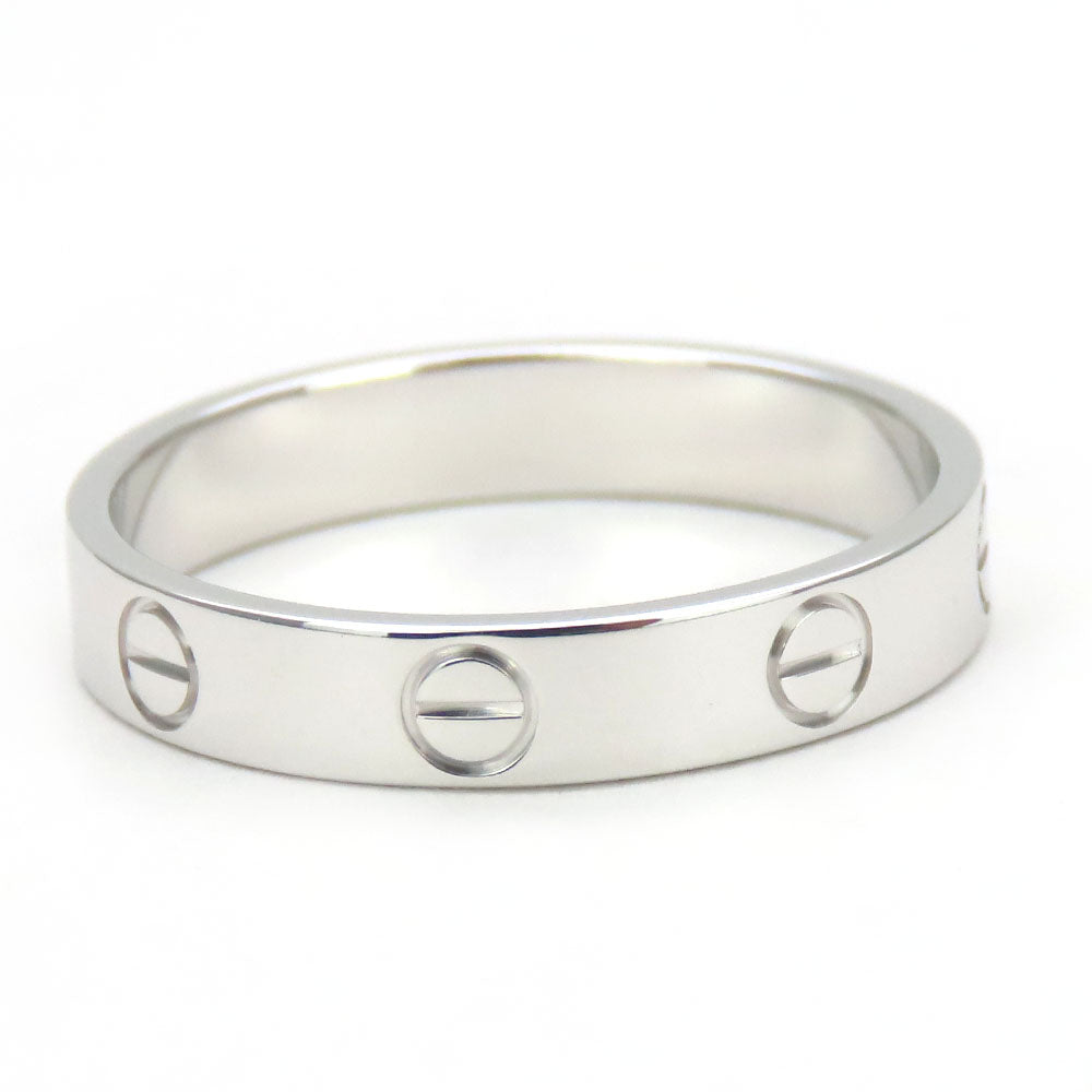 Cartier Mini Love Ring K18 White Gold