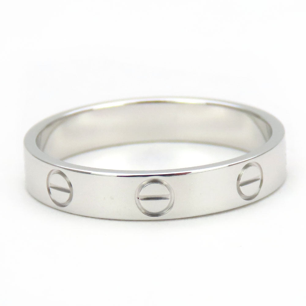 Cartier Mini Love Ring K18 White Gold