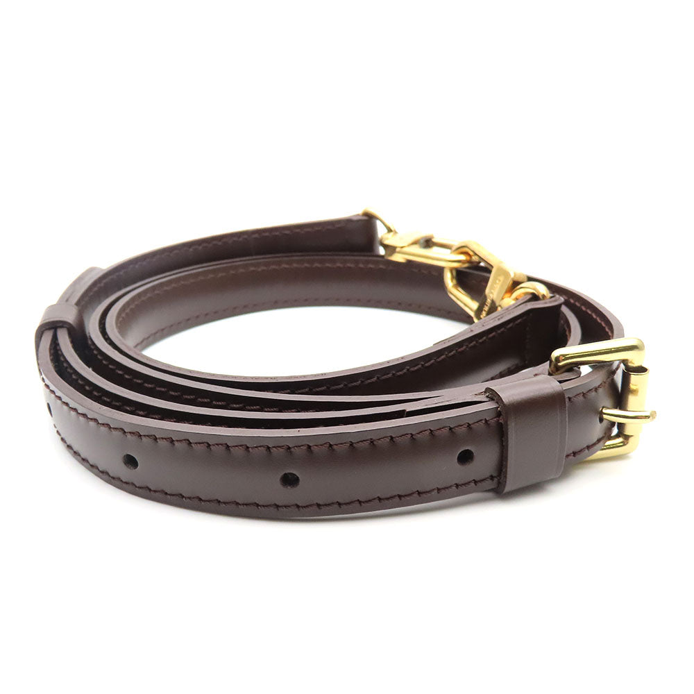 Louis Vuitton Leather Shoulder Strap Brown