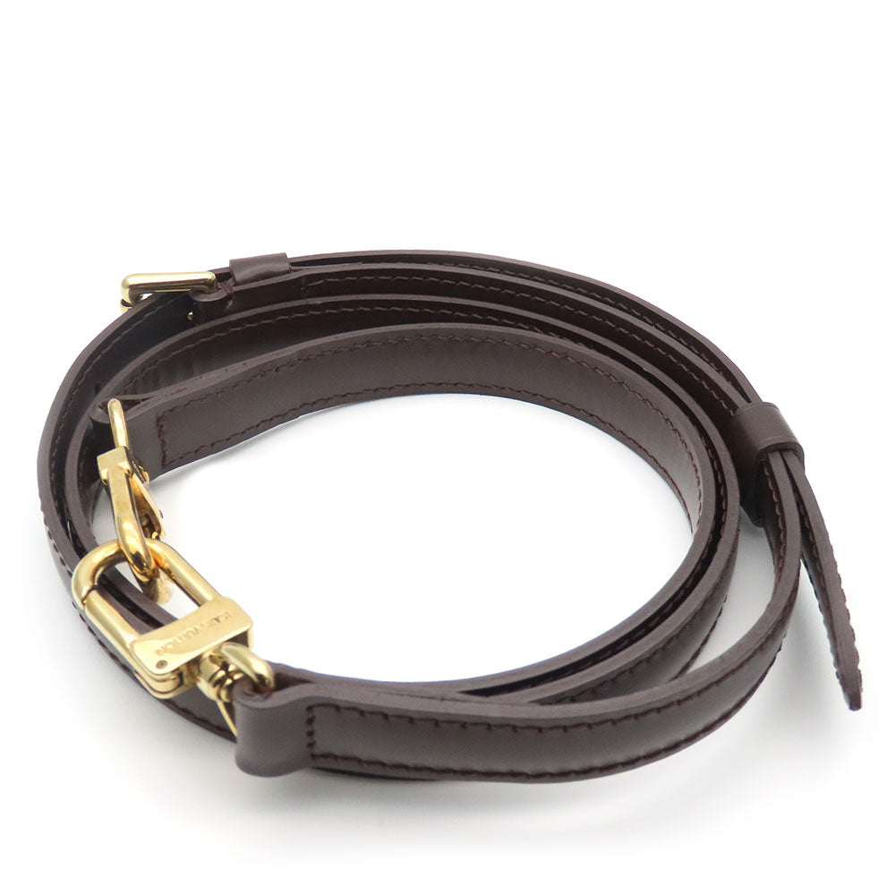 Louis Vuitton Leather Shoulder Strap Brown