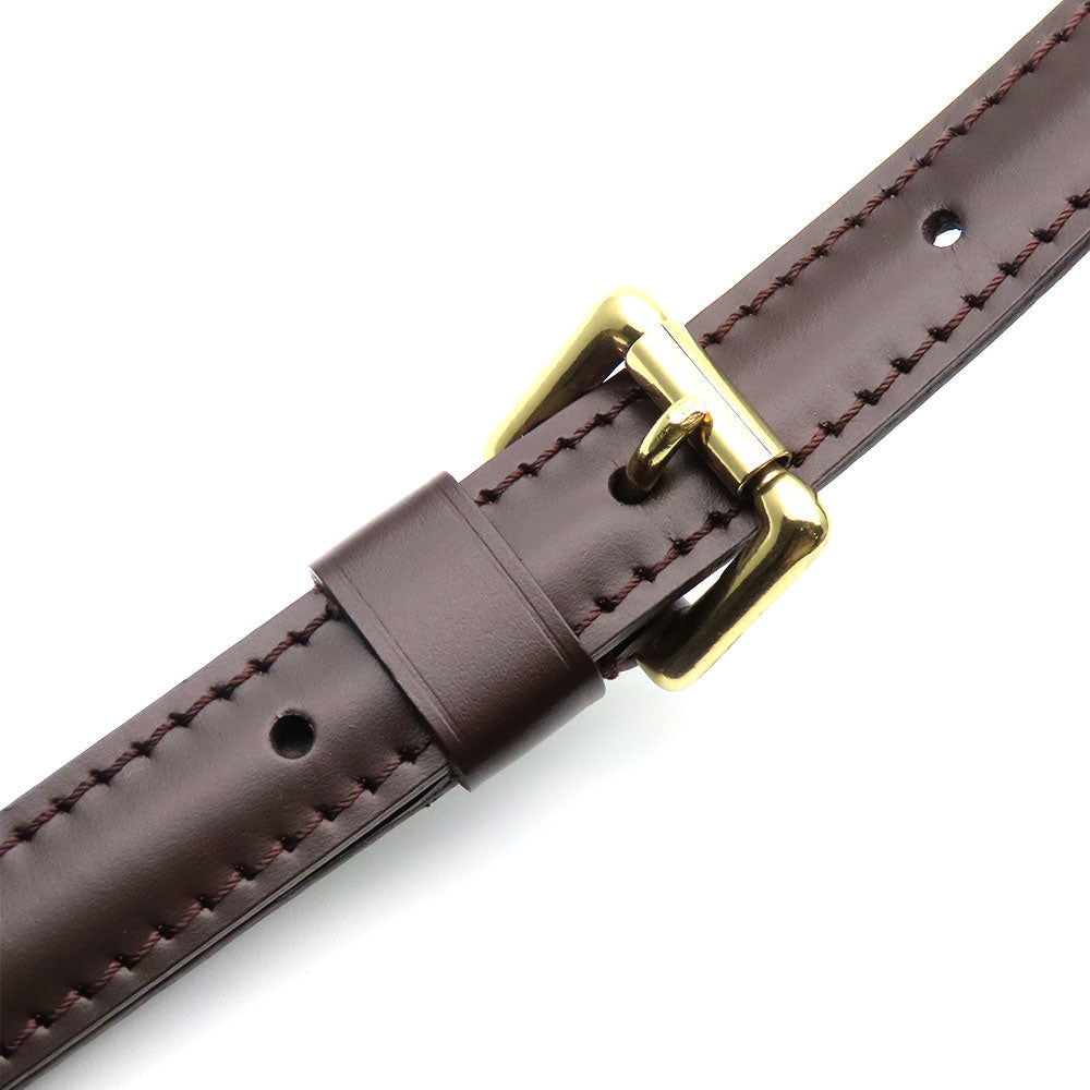 Louis Vuitton Leather Shoulder Strap Brown