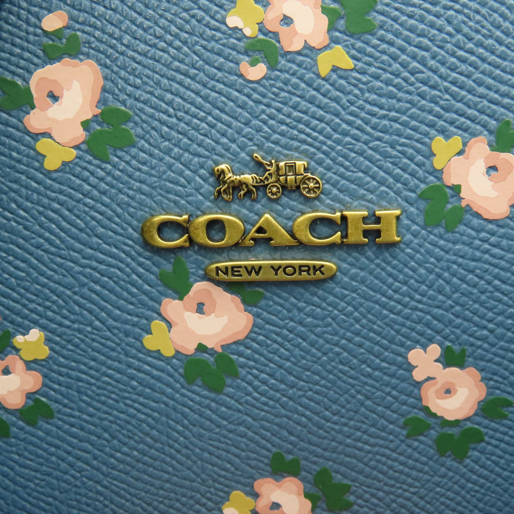 COACH Denim Leather Tote Bag 28898