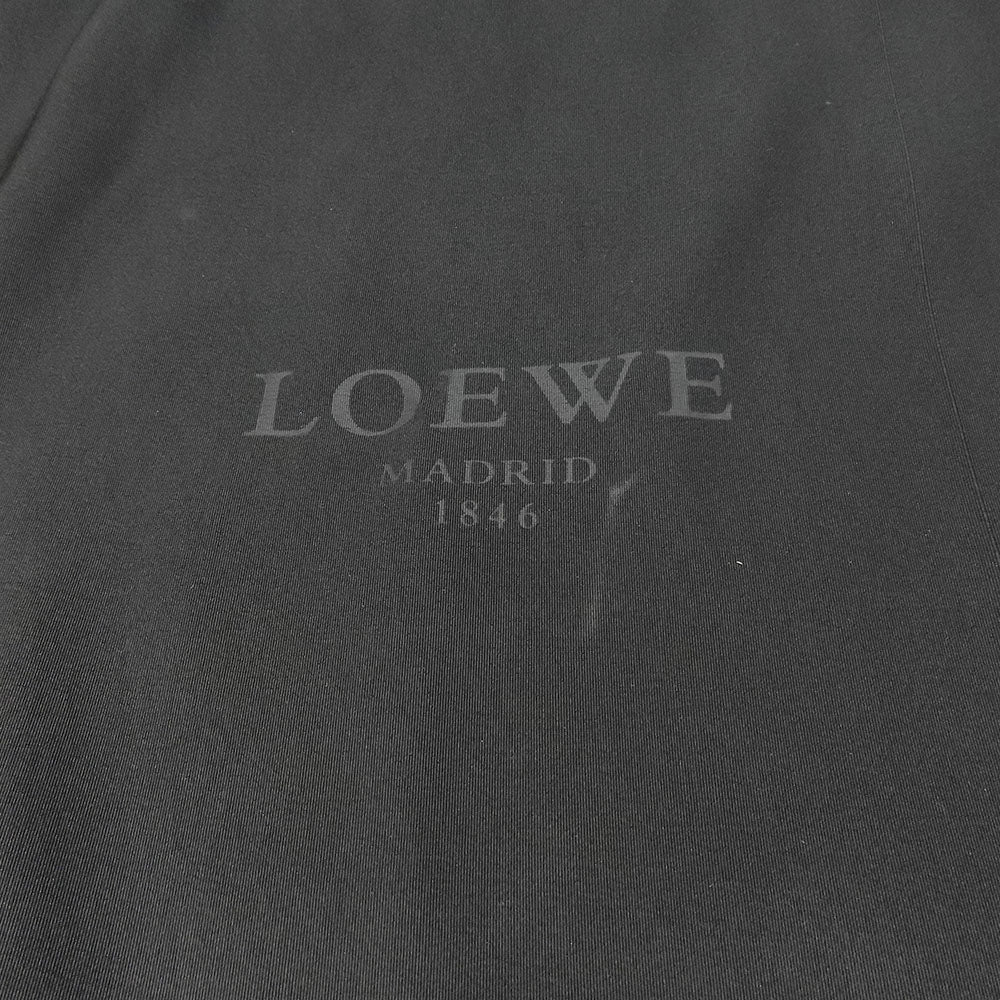 LOEWE Amazona 36 Anagram Calfskin Sheepskin Black Boston Bag