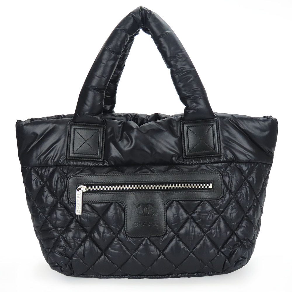 Chanel Cococoon PM Nylon Tote Bag Black