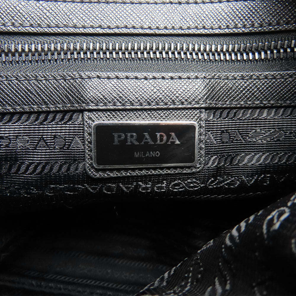 Prada Nylon Leather Shoulder Bag 2VH053