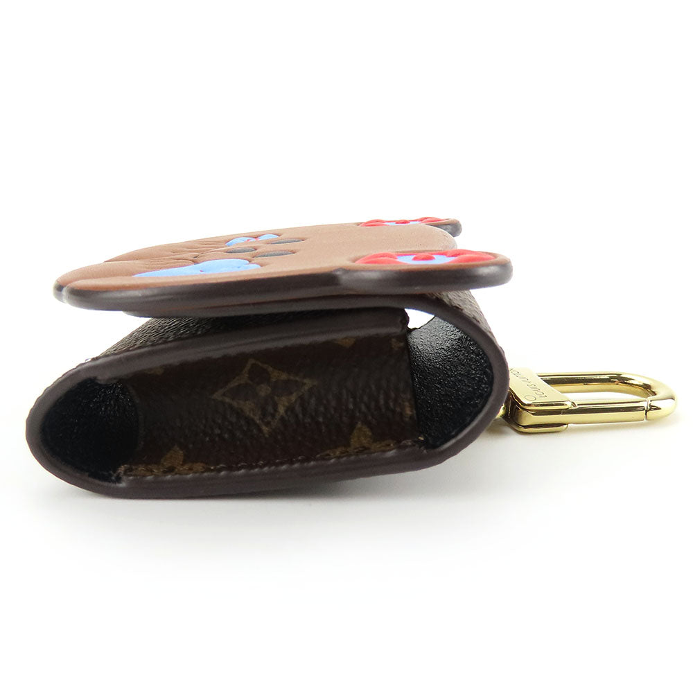 Louis Vuitton Monogram Leather Key Ring Earphone Pouch