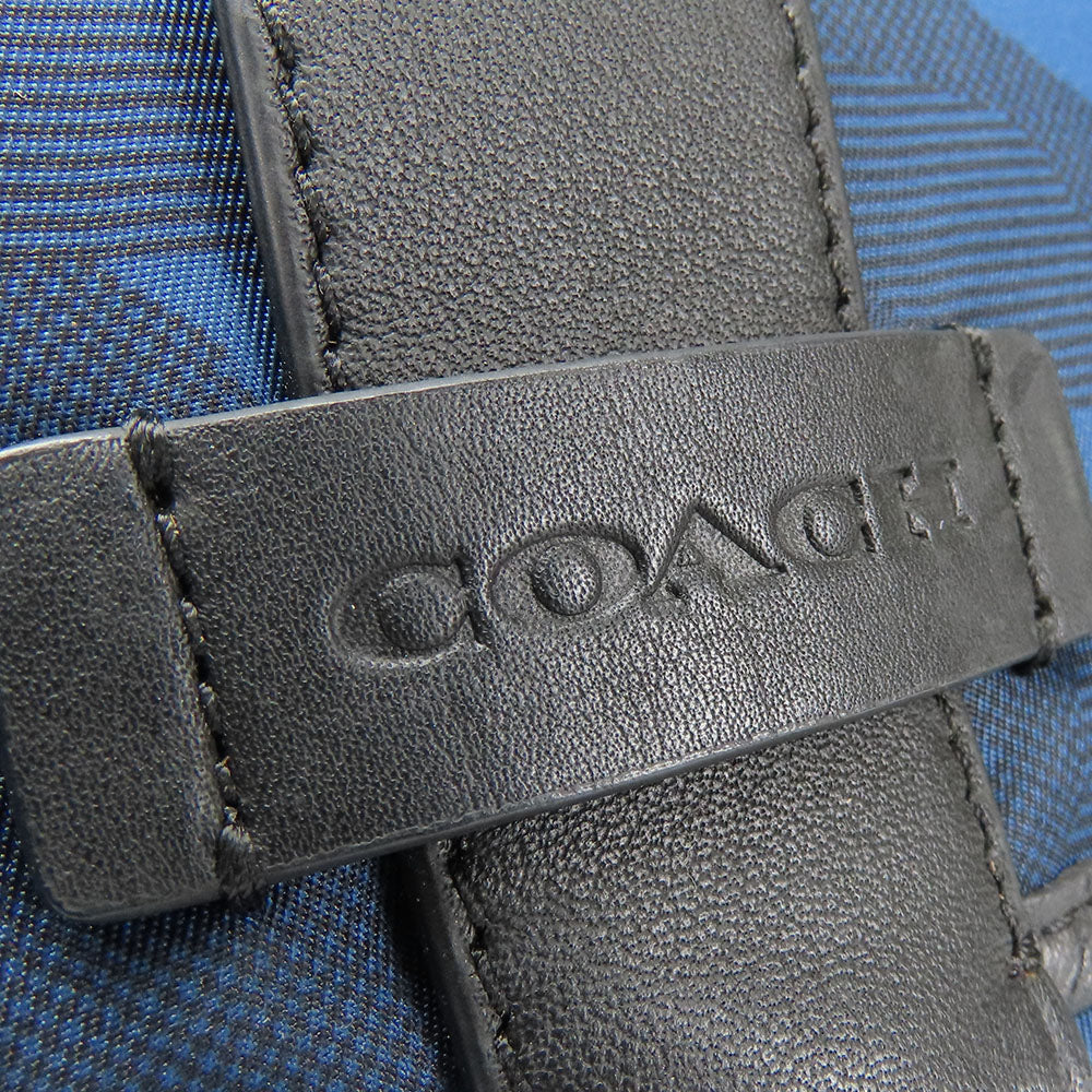 Coach Nylon Leather Shoulder Bag F71662