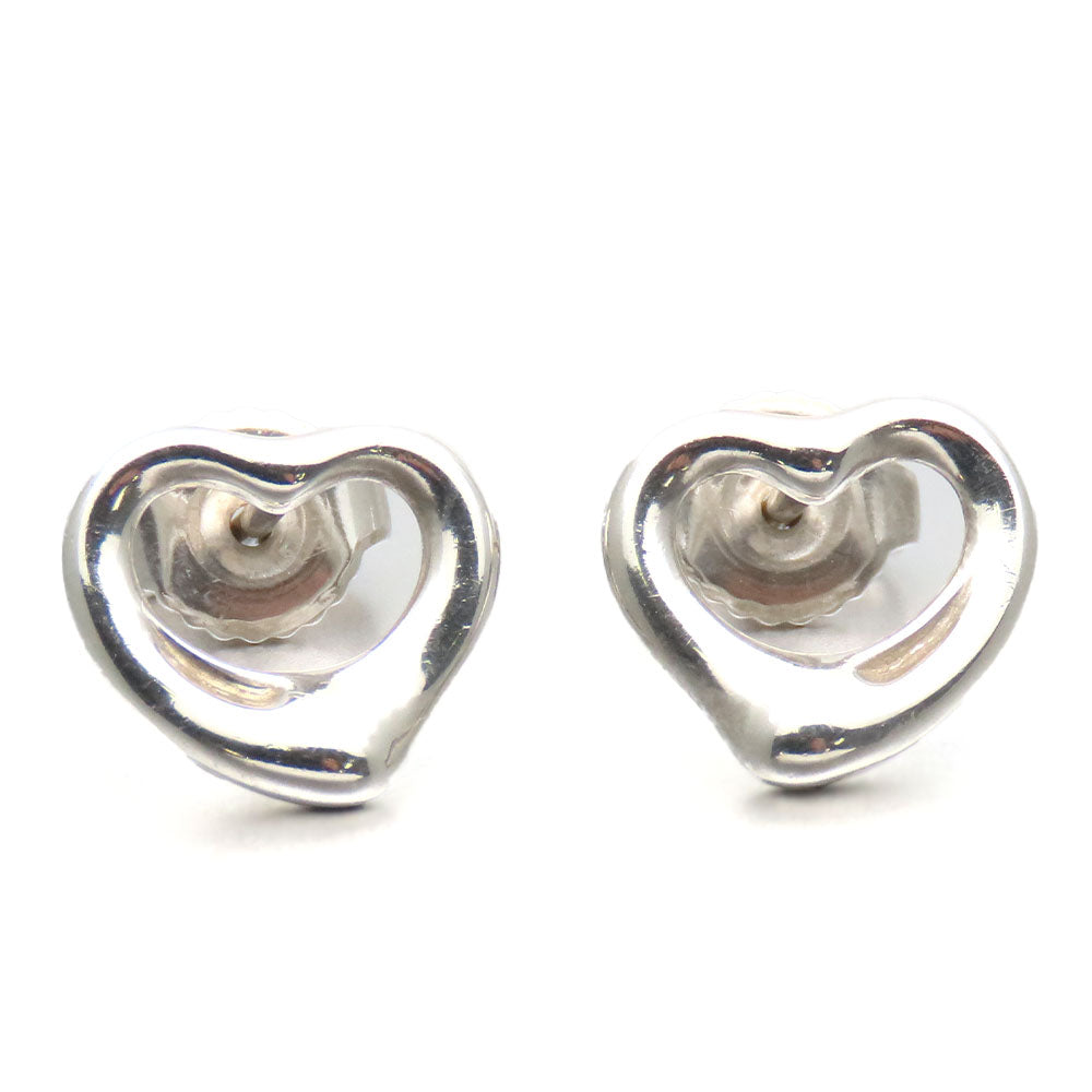 Tiffany & Co Silver Open Heart Earrings