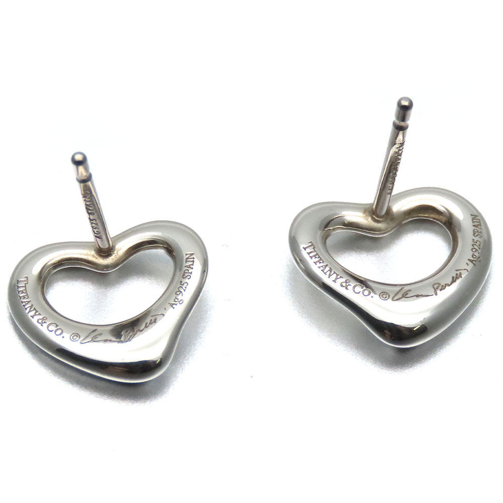 Tiffany & Co Open Heart Silver 925 Earrings