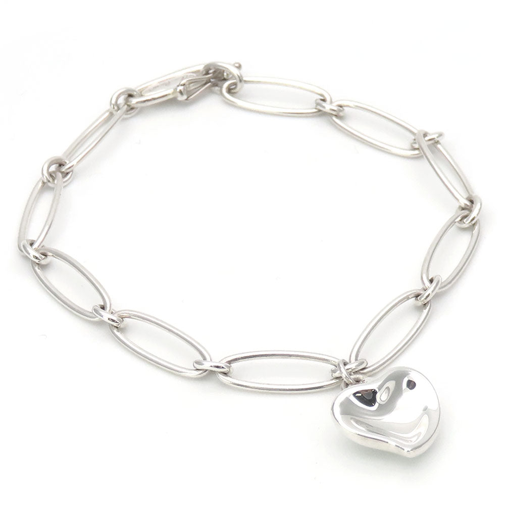 Tiffany & Co Silver 925 Curved Heart Bracelet