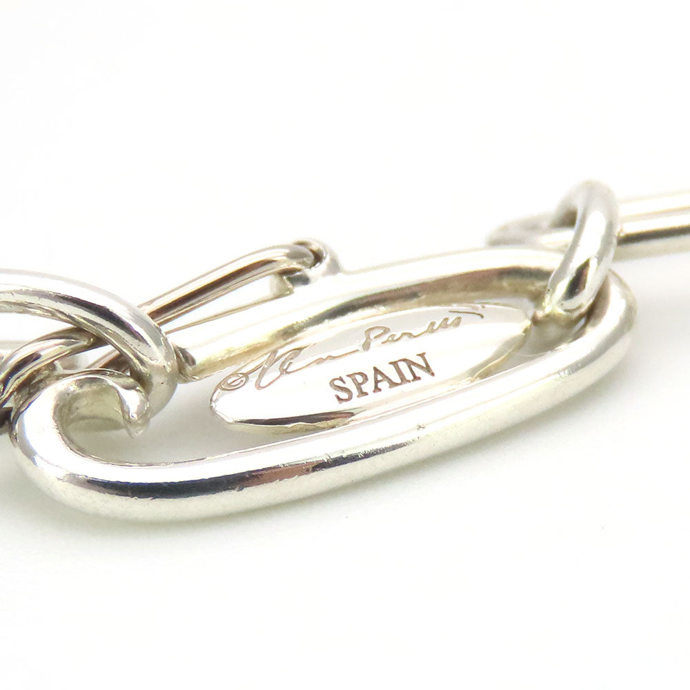 Tiffany & Co Silver 925 Curved Heart Bracelet