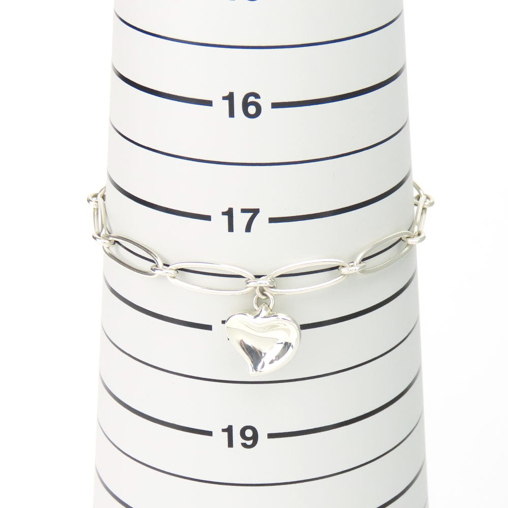 Tiffany & Co Silver 925 Curved Heart Bracelet