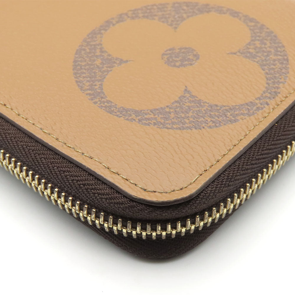 Louis Vuitton Zippy Wallet Monogram Reverse Brown