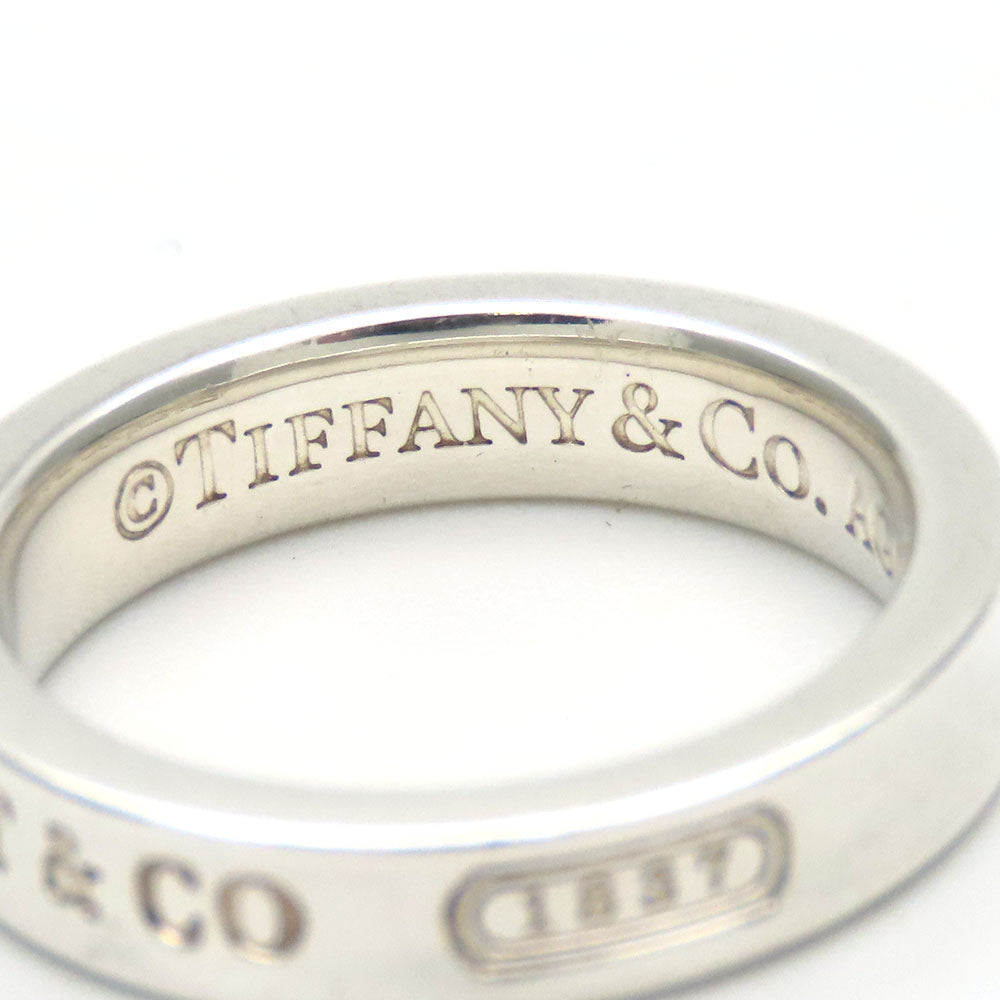 Tiffany & Co Silver 1837 Narrow Ring