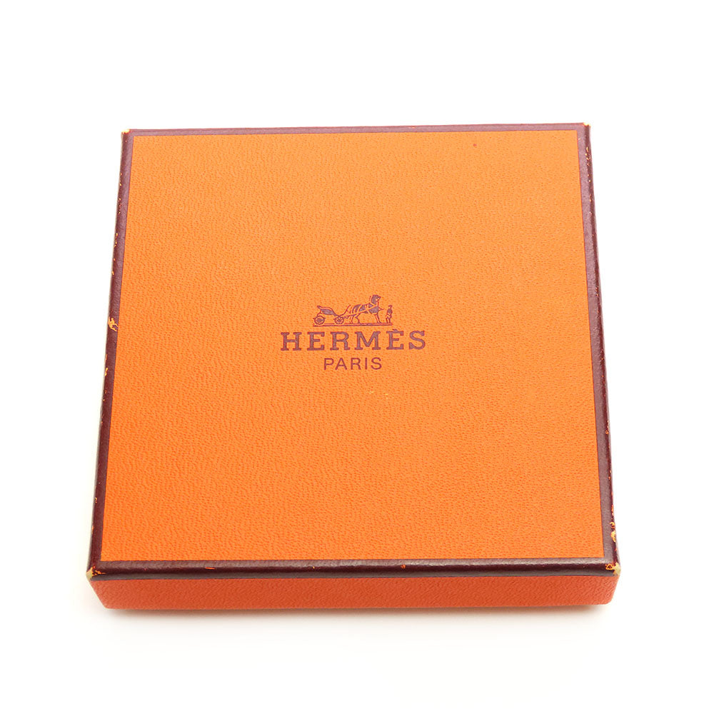 Hermes Metal Leather Bracelet Blue Gray