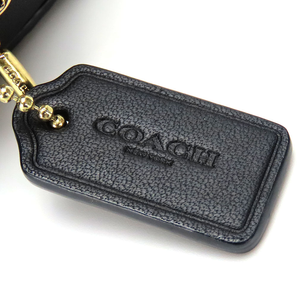 COACH Embossed Leather Shoulder Bag C5897