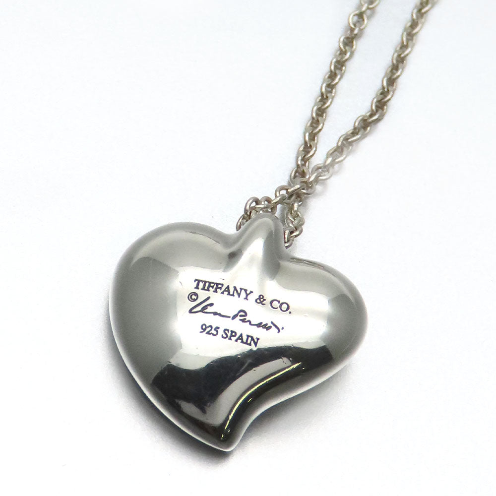 Tiffany & Co Silver 925 Curved Heart Necklace