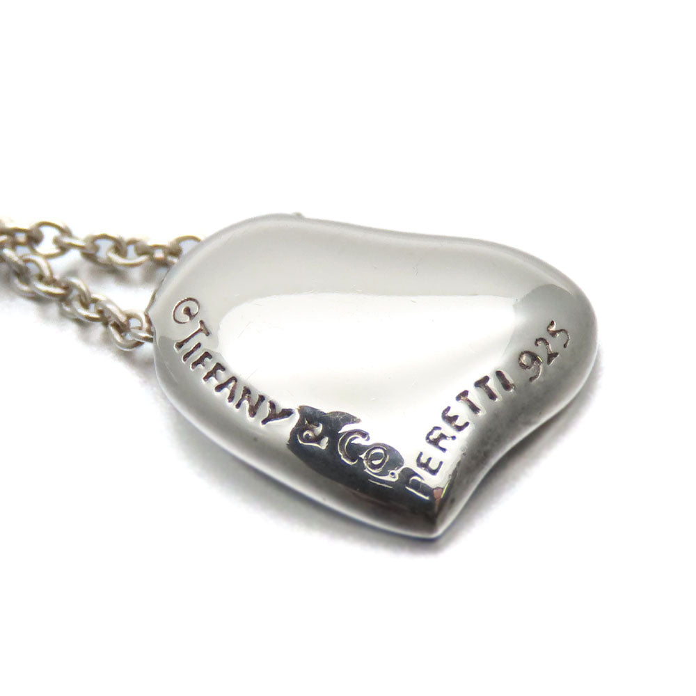 Tiffany & Co Silver Necklace Full Heart Elsa Peretti