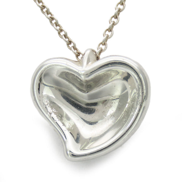Tiffany & Co Silver 925 Curved Heart Necklace