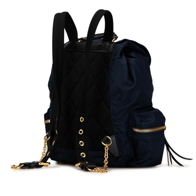 Burberry Nylon Leather Backpack