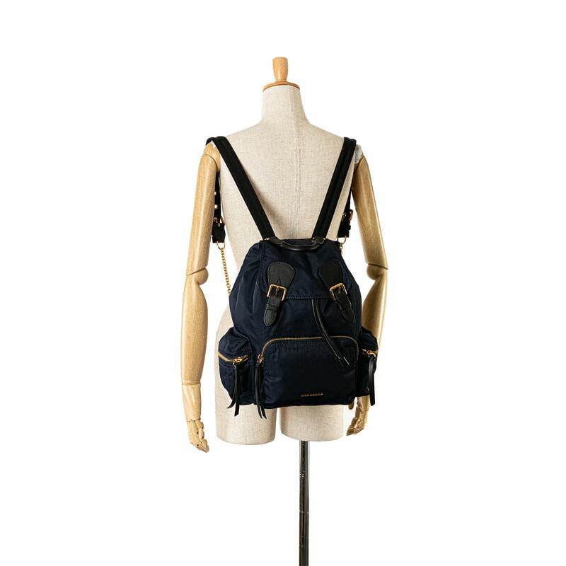 Burberry Nylon Leather Backpack