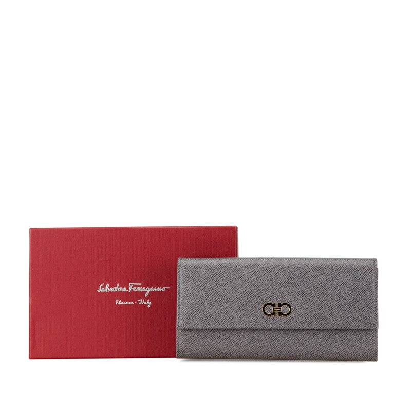 Salvatore Ferragamo Gancini Leather Wallet