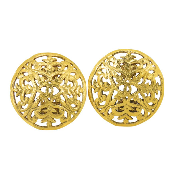 Chanel Coco Mark Clip Earrings