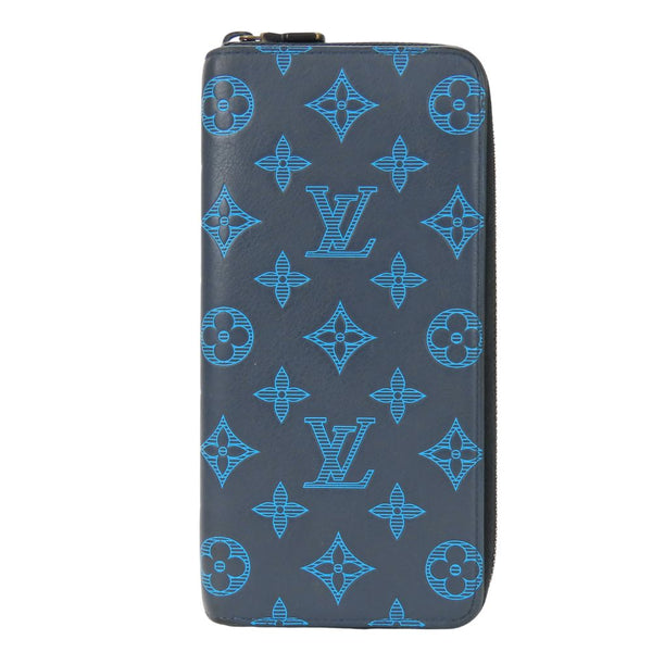 Louis Vuitton Zippy Wallet Vertical Monogram Shadow Long Wallet
