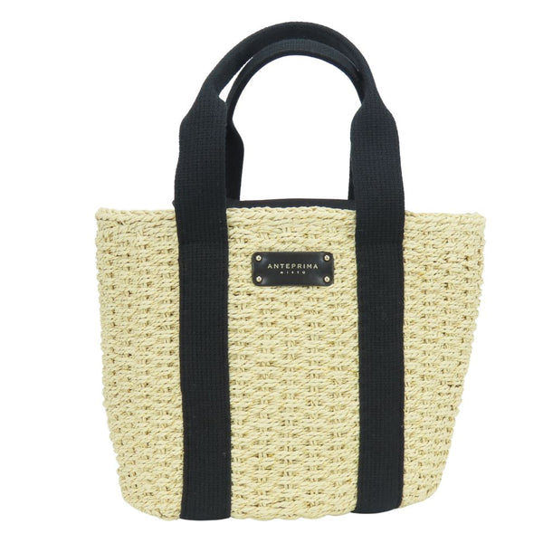 ANTEPRIMA Mist Raffia Canvas Handbag