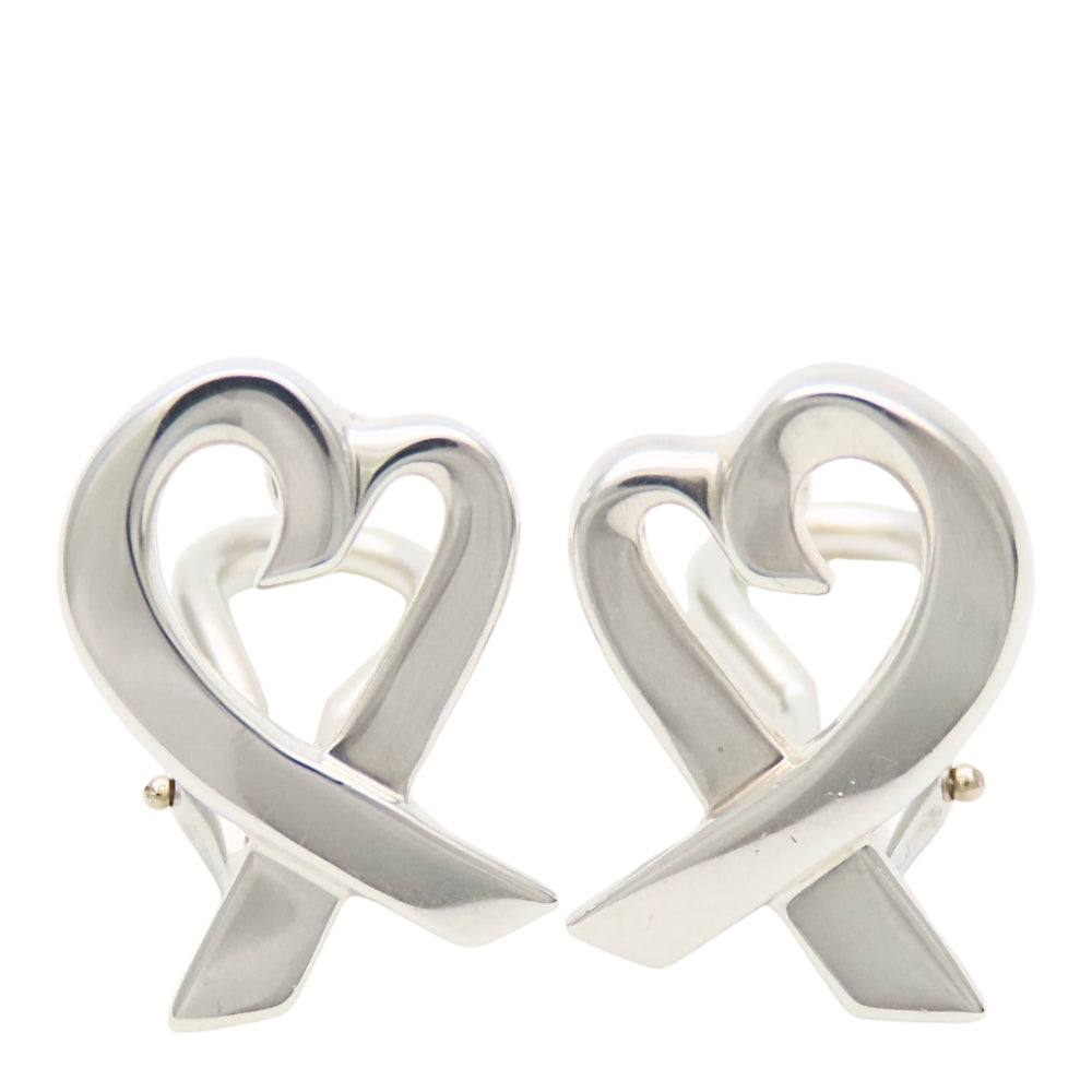 Tiffany&Co. Loving Heart Silver Earrings