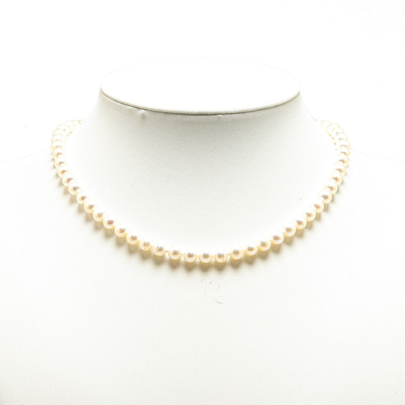 Tiffany & Co Classic Pearl Necklace Natural Material Necklace in Good condition