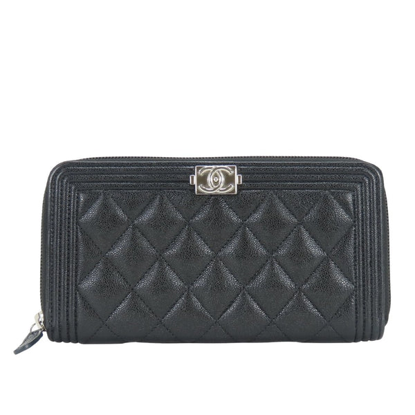 Chanel Boy Chanel Leather Long Wallet