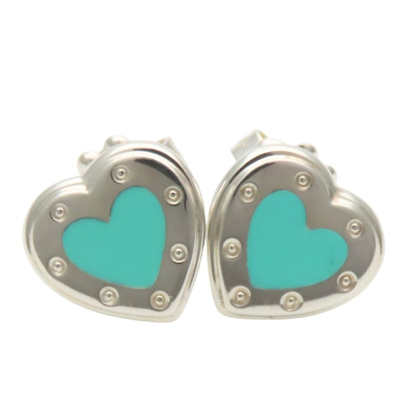Tiffany & Co. Return to Mini Love Heart Silver Earrings