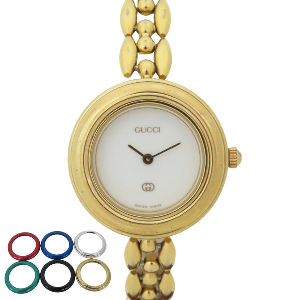 Gucci Change Bezel 1100-L Stainless Steel