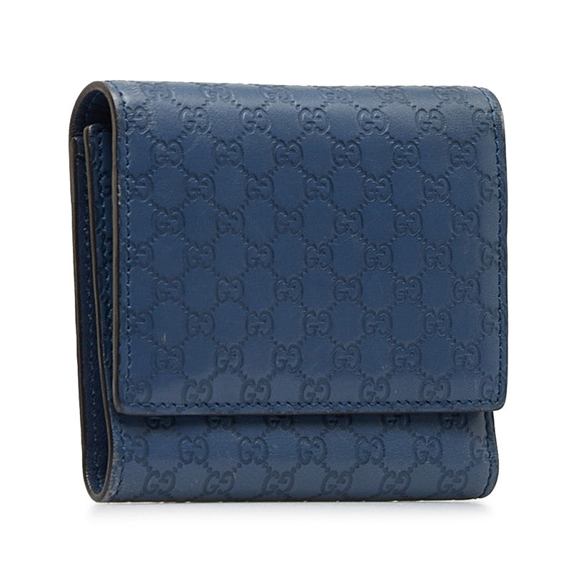 Microguccissima Leather Trifold Wallet 268533
